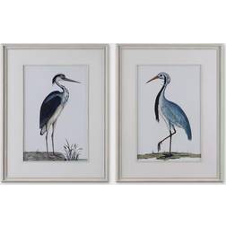 Uttermost Shore Birds Framed Art 32.6x42.5" 2