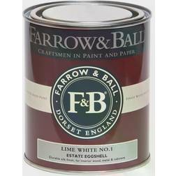 Farrow & Ball Estate No.1 Wood Paint, Metal Paint, Radiator Paint White 0.75L