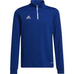 adidas Kid's Entrada 22 Half Zip Sweatshirt - Royal Blue