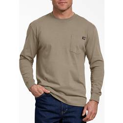 Dickies Long Sleeve Heavyweight Crew Neck T-shirt - Desert Khaki