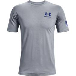 Under Armour Freedom Flag T-shirt - Steel Medium Heather/Royal