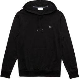 Lacoste Hooded Cotton Sweatshirt - Black