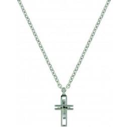 Montana Silversmiths Modern Art Cross Necklace - Silver