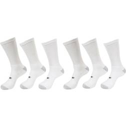 Champion Double Dry Performance Crew Socks 6-pack Men - White