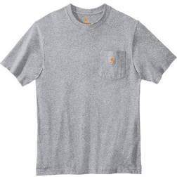 Carhartt Heavyweight Short-Sleeve Pocket T-shirt - Heather Gray