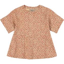 Wheat Tyra T-Shirt - Beige Flowers (0086f-180-9008)