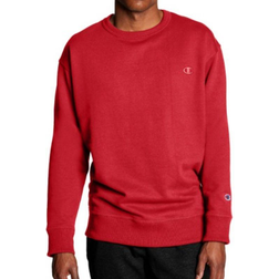 Champion Powerblend Fleece Crew C Logo Sweatshirt - Team Red Scarlet