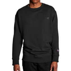 Champion Powerblend Fleece Crew C Logo Sweatshirt - Black