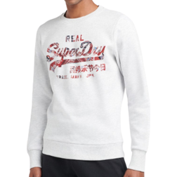 Superdry Vintage Logo Brushed Sweatshirt - Ice Marl