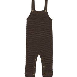 Wheat Knit Romper Bobbie - Brown Melange (6991e-560 3015)