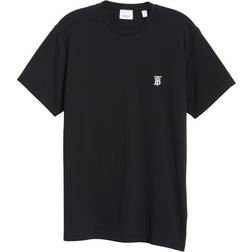 Burberry Parker Embroidered Logo T-shirt - Black