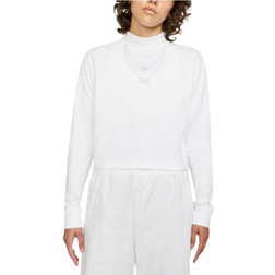 Nike Sportswear Long-Sleeve Mock Neck T-shirt Women's - White