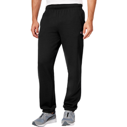 Champion Powerblend Fleece Relaxed Bottom Pants - Black