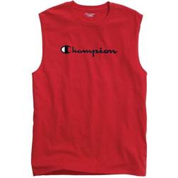 Champion Classic Graphic Muscle Script Logo T-shirt Unisex - Scarlet