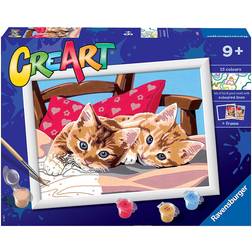 Ravensburger CreArt Two Cuddly Cats