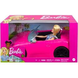 Mattel Barbie Doll with Flower Dress & Convertible