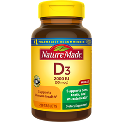 Nature Made Vitamin D3 2000iu 220 st