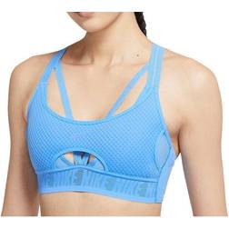 Nike Dri-FIT Indy UltraBreathe Light-Support Padded Strappy Sports Bra - University Blue/Polar