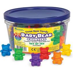 Learning Resources Baby Bear &#153 Counters, 6 colors, Set of 102