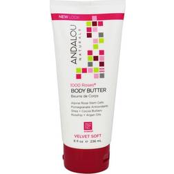 Andalou Naturals Andalou Velvet Soft Body Butter 1000 Roses 236ml