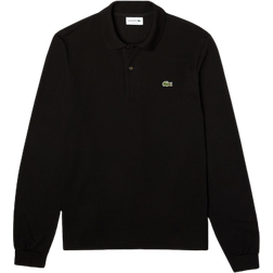 Lacoste Long-Sleeve Classic Fit L.12.12 Polo Shirt - Black