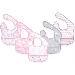 Hudson Baby Water Resistant Bibs 5pcs
