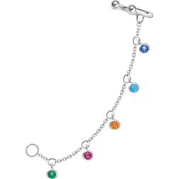 Thomas Sabo Charm Club Colourfull Ear Cuff - Silver/Multicolour