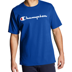 Champion Classic Script Logo T-shirt Men's - Surf The Web