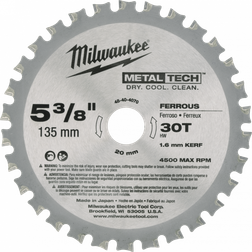 Milwaukee 5-3/8 in. x 30 Teeth Metal & Stainless Cutting Circular Saw Blade