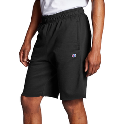 Champion Powerblend Script Logo 10" Fleece Shorts Men - Black