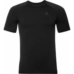 Odlo Performance Warm Eco Base Layer T-shirts Men - Black/Odlo Graphite Grey