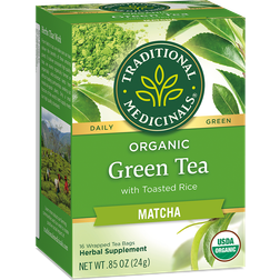 Traditional Medicinals Organic Green Tea Matcha 24g 16st