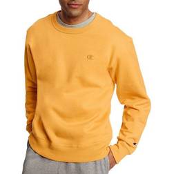 Champion Powerblend Fleece Crew C Logo Sweatshirt Unisex - Team Gold