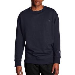 Champion Powerblend Fleece Crew C Logo Sweatshirt Unisex - Navy