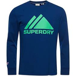 Superdry Mountain Sport Long Sleeved Top - Pilot Mid Blue