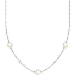 Thomas Sabo Charm Club Delicate Necklaces - Silver/Pearl/Transparent