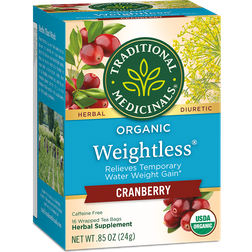 Traditional Medicinals Organic Weightless Cranberry Tea 24g 16st