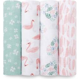 Aden + Anais Briar Rose Essential Cotton Muslin Swaddle 4-pack