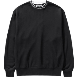 Acne Studios Logo Rib T-Sweatshirt - Black