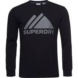 Superdry Mountain Sport Long Sleeved Top - Black