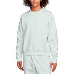 Nike Solo Swoosh Fleece Crew Sweatshirt - Summit White/White