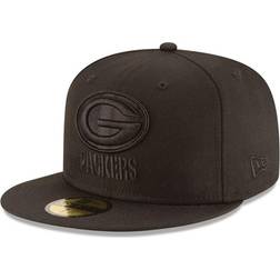 New Era Green Bay Packers 59Fifty Fitted Cap - Black/Black