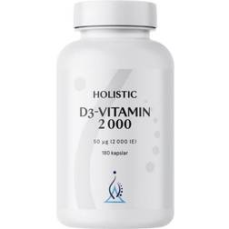 Holistic Vitamin D3 2000IU 180 Stk.