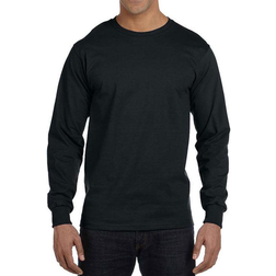 Hanes Beefy-T Long-Sleeve T-shirt Unisex - Black