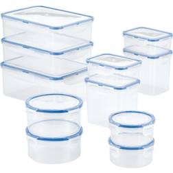 Lock & Lock Easy Essentials Assorted Container Set 22-Piece Boîte alimentaire 22pcs