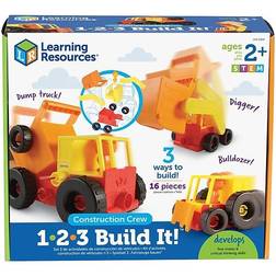 Learning Resources 1-2-3 Build It Construction Crew