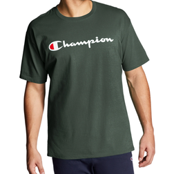 Champion Classic Script Logo T-shirt Men's - Dark Green