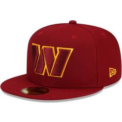 New Era Washington Commanders Team Basic 59Fifty Fitted Cap - Burgundy