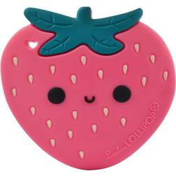 Loulou Strawberry Silicone Teether Single