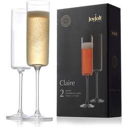 Joyjolt Claire European Champagne Glass 16.85cl 2pcs